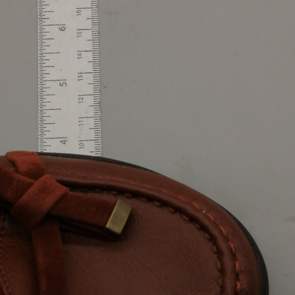 Orthaheel Womens Loafers Mae Brown Faux Leather Slip On Round Toe Flat Heel 6 - Picture 7 of 10